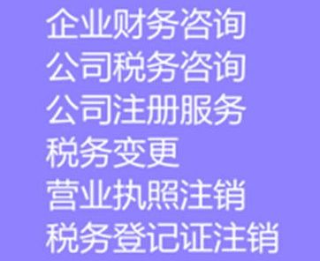 全方位企業財稅服務 從籌劃到注銷的一站式解決方案
